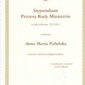 stypendium Prezesa Rady Ministrów